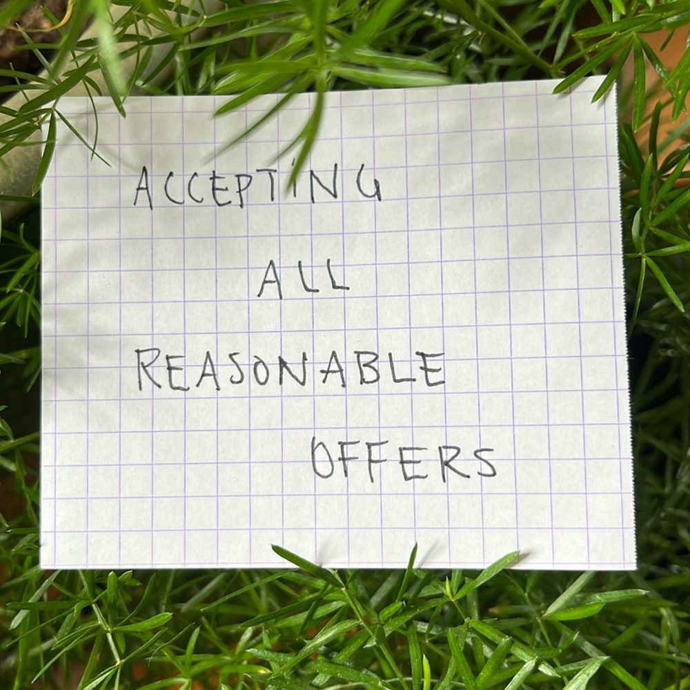 ACCEPTING OFFERS!